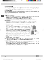 Preview for 30 page of ECG MK 123 Instruction Manual