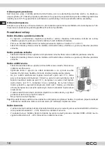 Preview for 18 page of ECG MK 124 Instruction Manual