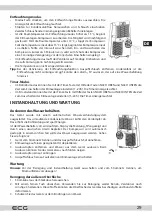 Preview for 29 page of ECG MK 124 Instruction Manual