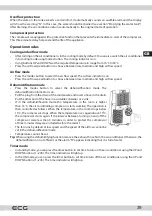 Preview for 39 page of ECG MK 124 Instruction Manual