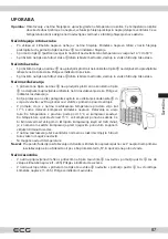 Preview for 87 page of ECG MK 94 Instruction Manual