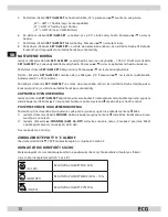 Preview for 10 page of ECG MS 002 B Operating Manual