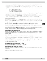 Предварительный просмотр 15 страницы ECG MS 002 B Operating Manual