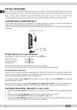 Preview for 4 page of ECG MS 002 Instruction Manual