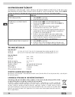 Предварительный просмотр 18 страницы ECG MS 004 L Operating Manual