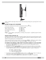 Предварительный просмотр 22 страницы ECG MS 004 L Operating Manual