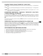 Предварительный просмотр 25 страницы ECG MS 004 L Operating Manual