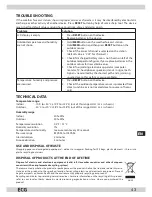 Предварительный просмотр 43 страницы ECG MS 004 L Operating Manual