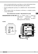 Предварительный просмотр 11 страницы ECG MS 007 Instruction Manual