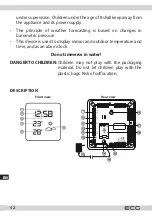 Предварительный просмотр 42 страницы ECG MS 007 Instruction Manual