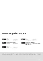 Предварительный просмотр 48 страницы ECG MS 007 Instruction Manual