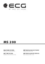 Preview for 1 page of ECG MS 200 Instruction Manual