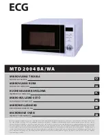 Preview for 1 page of ECG MTD 2004 BA Instruction Manual