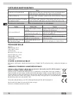 Предварительный просмотр 16 страницы ECG MTD 2004 BA Instruction Manual