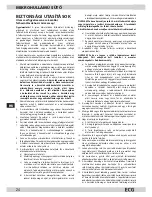 Предварительный просмотр 24 страницы ECG MTD 2004 BA Instruction Manual