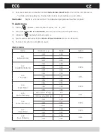 Preview for 12 page of ECG MTD 201 GS User Manual