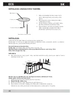 Предварительный просмотр 24 страницы ECG MTD 201 GS User Manual