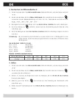 Предварительный просмотр 43 страницы ECG MTD 201 GS User Manual