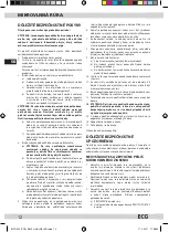 Предварительный просмотр 12 страницы ECG MTD 202 S Operating Manual