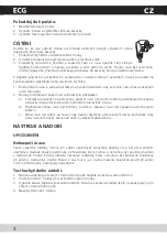 Preview for 4 page of ECG MTD 204 S Operating Manual