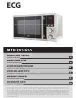 Preview for 1 page of ECG MTD 205 GSS Instruction Manual