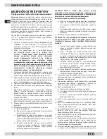 Предварительный просмотр 10 страницы ECG MTD 205 SE Instruction Manual