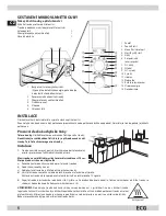 Preview for 6 page of ECG MTD 205 SS Operating Manual