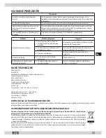 Preview for 23 page of ECG MTD 205 SS Operating Manual