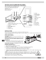 Preview for 34 page of ECG MTD 205 SS Operating Manual