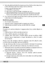 Preview for 79 page of ECG MTD 2071 SE Instruction Manual