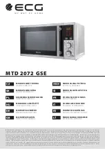 Preview for 1 page of ECG MTD 2072 GSE Instruction Manual