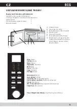 Preview for 7 page of ECG MTD 230 SS Operating Manual