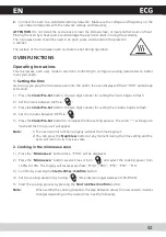 Preview for 53 page of ECG MTD 230 SS Operating Manual