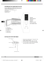 Preview for 74 page of ECG MTD 231 S Instruction Manual