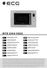 Preview for 1 page of ECG MTD 2390 VGSS Instruction Manual