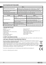 Preview for 14 page of ECG MTD 2390 VGSS Instruction Manual