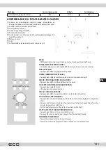 Preview for 121 page of ECG MTD 2390 VGSS Instruction Manual