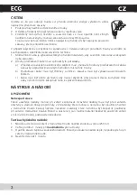 Preview for 4 page of ECG MTD 250 GSS Operating Manual