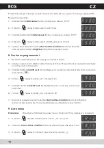 Preview for 12 page of ECG MTD 250 GSS Operating Manual