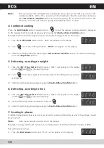 Preview for 60 page of ECG MTD 250 GSS Operating Manual