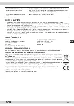 Preview for 59 page of ECG MTD 2531 GISB Instruction Manual