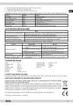 Preview for 7 page of ECG MTM 1701 B Instruction Manual