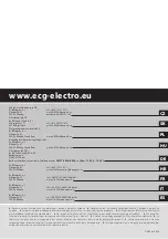 Preview for 68 page of ECG MTM 1701 B Instruction Manual