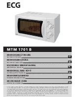 Preview for 1 page of ECG MTM 1701 B Operating Manual