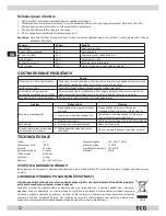 Preview for 12 page of ECG MTM 1701 B Operating Manual