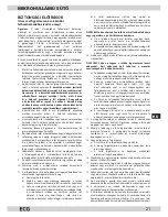 Preview for 21 page of ECG MTM 2003 W Operating Manual