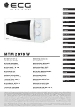 Preview for 1 page of ECG MTM 2070 W Instruction Manual