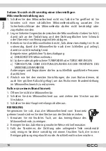 Preview for 16 page of ECG MTM 2070 W Instruction Manual