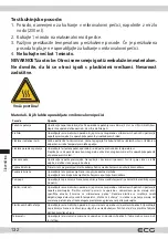 Preview for 132 page of ECG MTM 2070 W Instruction Manual