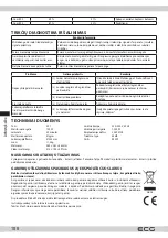 Preview for 108 page of ECG MTM 2073 GWE Instruction Manual